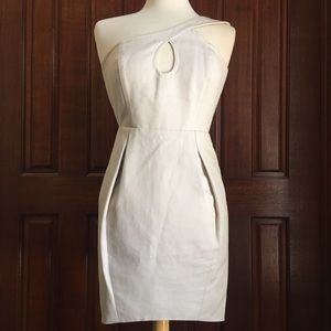 JILL STUART collection keyhole cream dress